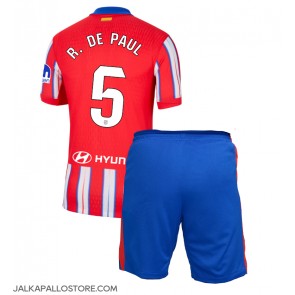 Atletico Madrid Rodrigo De Paul #5 Kotipaita Lapsille 2024-25 Lyhythihainen (+ shortsit)